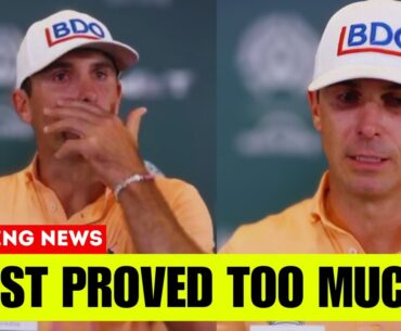 Billy Horschel's Emotional Breakdown: The Heartrending Reason Behind the Tears