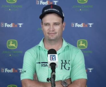 Zach Johnson Thursday Flash Interview 2023 John Deere Classic