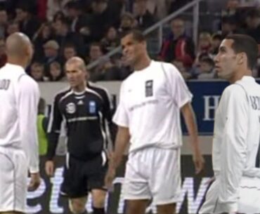 عندما ابهر محمد ابو تريكه نجوم العالم  - رونالدو وزيدان عام 2005
