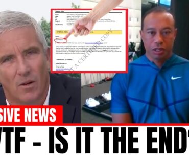 A VERY SHADY EMAIL HAS JUST BEEN LEAKED ABOUT PGA TOUR COVER UP WITH TIGER WOODS...