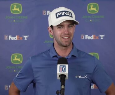 Alex Smalley Sunday Flash Interview 2023 John Deere Classic