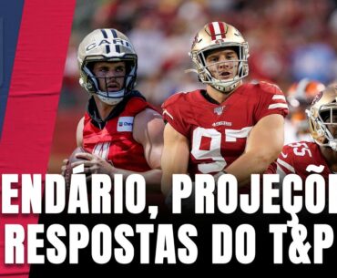 CARR NOS SAINTS, WR DOS CHIEFS, DEFESAS, CALENDÁRIO E MAIS: DIA DE RESPONDER PERGUNTAS