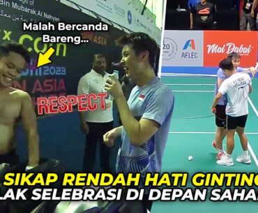 Respect..!! Sikap Rendah Hati Ginting Tolak Selebrasi Juara BAC 2023