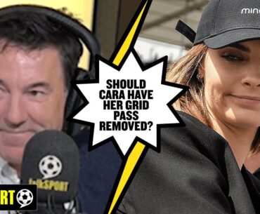 Cara Delevingne responds to footage of AWKWARD Martin Brundle encounter 😳