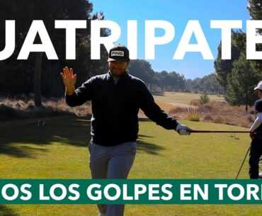 Juego de espaldas, cuatripateo, me enfado, me planteo abandonar y me hago +9 del campo
