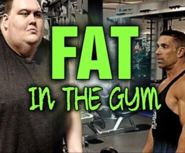 Obese Training In A Commercial Gym