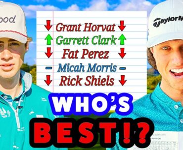 Who is the BEST YOUTUBE GOLFER!? (UPDATED 2023!)