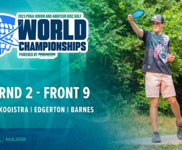 2023 PDGA JUNIOR DISC GOLF WORLD CHAMPIONSHIPS | MJ18 R2F9 | Boge, Kooistra, Edgerton, Barnes