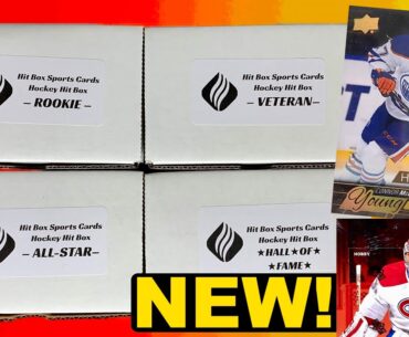 CRAZIEST SUB BOX EVER! - Opening The Hit Box Sports Cards Hockey Card Subscription Boxes - July 2023