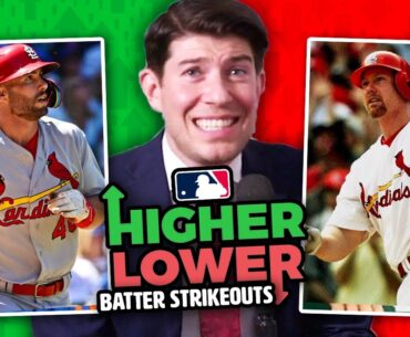 Which player STRUCK OUT more?! (Higher Or Lower w/ Jeff Passan)
