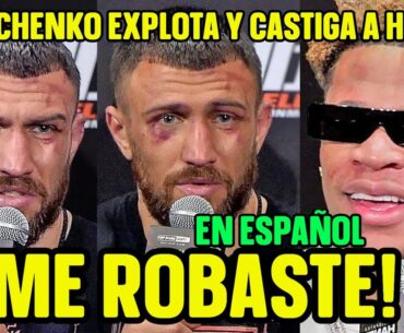 Lomachenko ROMPE el SILENCIO por ROB0 y RESPONDE a HANEY "TEOFIMO Y LINARES SON MEJORES, SU JAB..."