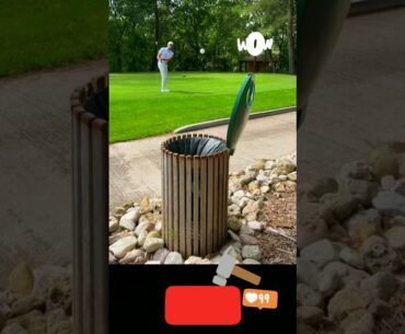 Wow⛳🏌 Impossible Golf shot #sports #golf #viral