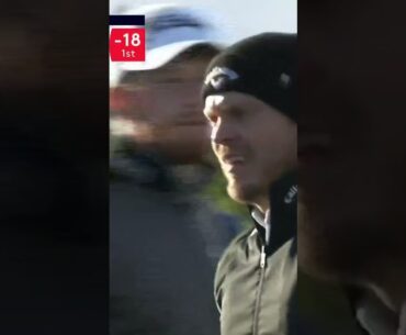 Danny Willett with a brilliant drive on the final hole during his victory of the 2021 #dunhilllinks