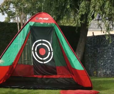 Pop-Up Golf Übungsnetz 3m mit Ziel