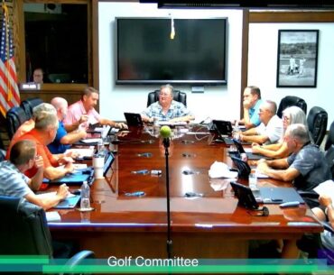 GOLF COMMITTEE MEETING YT