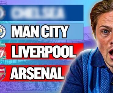 REACTING TO MY PREMIER LEAGUE PREDICTIONS