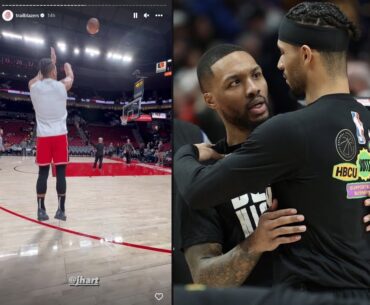 Josh Hart Was Traded While Warming Up & Damian Lillard Said This After Finding Out...