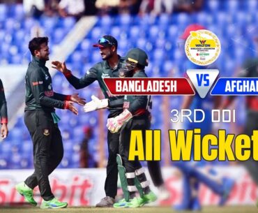 All Wickets || Bangladesh vs Afghanistan || 3rd ODI || Afghanistan tour of Bangladesh 2023