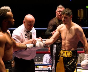 Evaldas Korsakas v Jordan Grannum on VIP's show at Hull City Hall on 15.04.2023