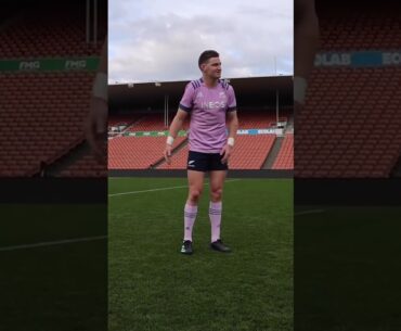 Kicking routine with Jordie Barrett 🏉