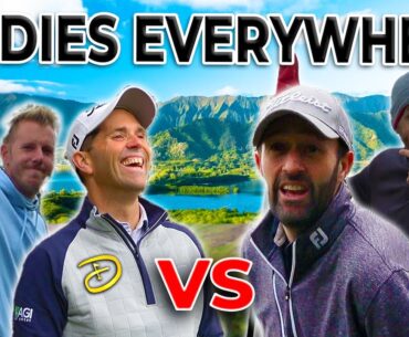 CRAZY Golf Match with 3 TOUR PROS and Me | East Devon Golf Club // Part 1
