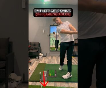 EXIT LEFT GOLF SWING #golfing #golf #golfer #pgatour #foryou #pga #golftour #golfplayer #breaking80