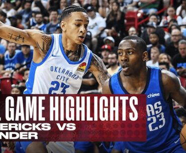 MAVERICKS vs THUNDER | NBA SUMMER LEAGUE | FULL GAME HIGHLIGHTS