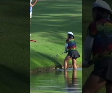 Christina Kim Water Shot