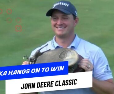 Straka hangs on to win John Deere Classic despite falling short of history