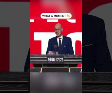 The moment the Thompson twins went BACK-TO-BACK in the 2023 NBA Draft 🤩 #shorts