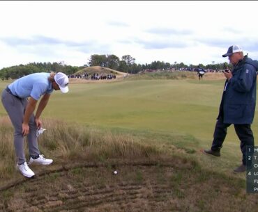 Sam Burns' unlucky shot leads to unusual ruling at Genesis Scottish Open