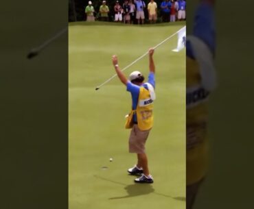 Craziest Golf Shot of all time! 😱 #shorts