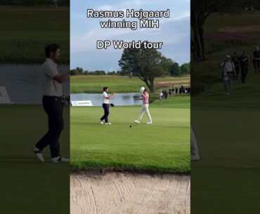 Rasmus Højgaard winning the Made In Himmerland - DP World Tour