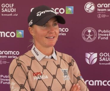 Charley Hull finishes second at the Aramco Team Series - London
