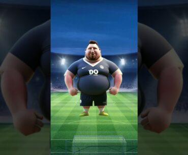 Guess the Football Player FAT version  #shorts