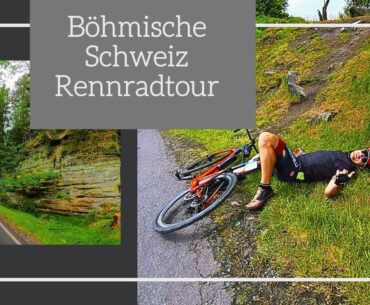 Rennradtour Böhmische Schweiz - das hatte ich nicht erwartet und warum André auf einmal am Boden lag