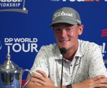 Vincent Norrman · Winner Press Conference · 2023 Barbasol Championship · PGA Tour · Round 4