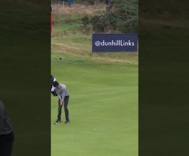 Daniel Gavins birdies the 6th at the Old Course during the 2021 #dunhilllinks