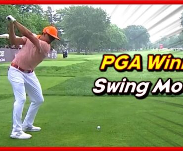 PGA Winner "Rickie Fowler" Fantastic Driver-Iron Swing & Slow Motions