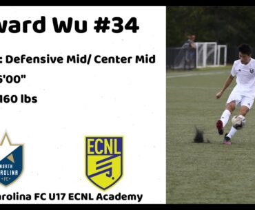 Edward Wu | U17 ECNL 2023 Highlights | Midfielder | Class of 2024