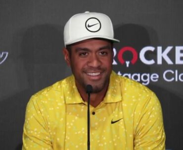 Tony Finau Tuesday Press Conference 2023 Rocket Mortgage Classic