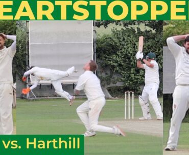 HEARTSTOPPER! | Cricket highlights w/ commentary | NWLCC 1sts v Harthill 1sts | S3 ep10