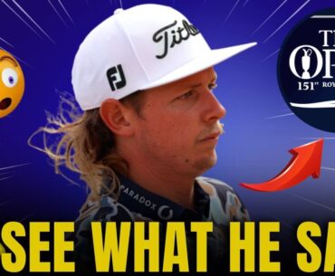 🔥 HOT NEWS!  LOOK WHAT CAMERON SMITH REVEALED ABOUT THE OPEN!  🚨GOLF NEWS!