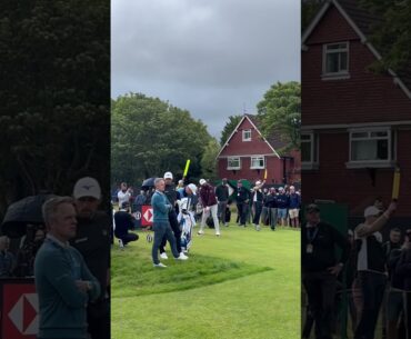 Europe Ryder Cup Captain Luke Donald watches Jon Rahm at the 151st Open from Royal Liverpool #golf