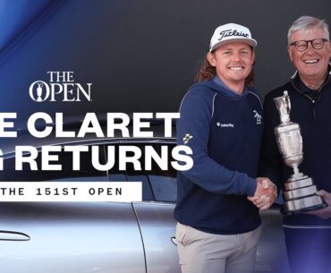 Cameron Smith Returns The Claret Jug | The 151st Open