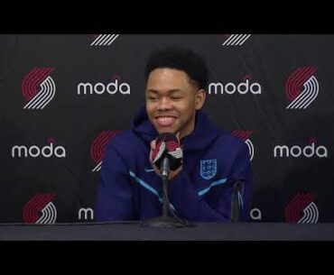Anfernee Simons End-Of-Season Media Availability