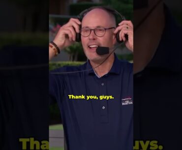 Chuck surprised Ernie with the news that he will be inducted into the Sports Broadcasting HOF 👏