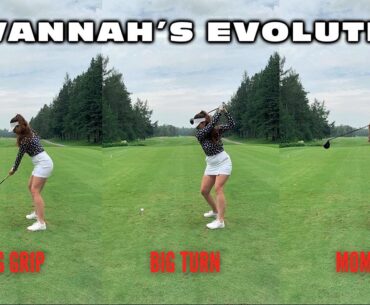 GOLF SWING POWER EVOLUTION FROM 240 YARDS TO 340 YARDS | Wisdom in Golf | Golf WRX |