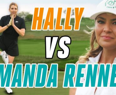 Amanda Renner Goes Head-to-Head with Hally Leadbetter | On The Tee | Golf Digest