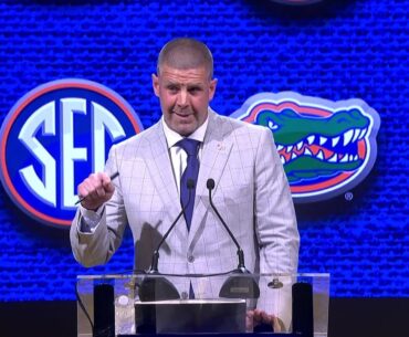 Florida Billy Napier, MAIN STAGE at SEC Football Media Days 2023